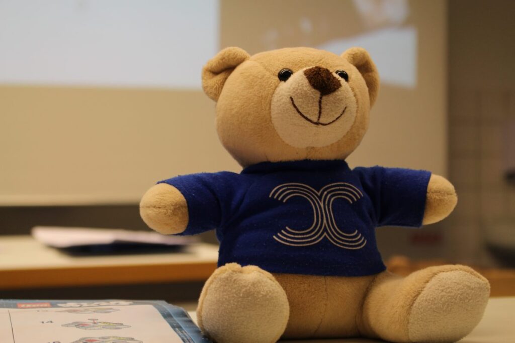 C&C-Teddy mit Vereinslogo
